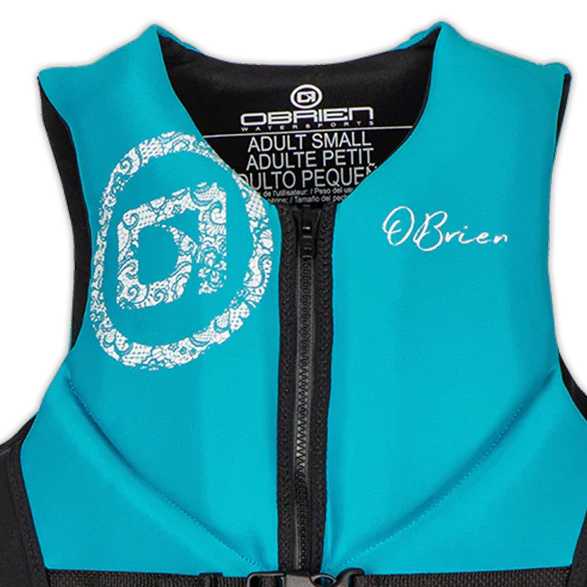 O'Brien Women's RS Life Jacket with BioLite Construction, Aqua (Open Box)