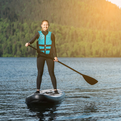 O'Brien Women's RS Life Jacket with BioLite Construction, Aqua (Open Box)