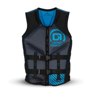 O'Brien Men's Recon L Life Jacket with Split Back Panel and BioLite Inner, Blue (Open Box)