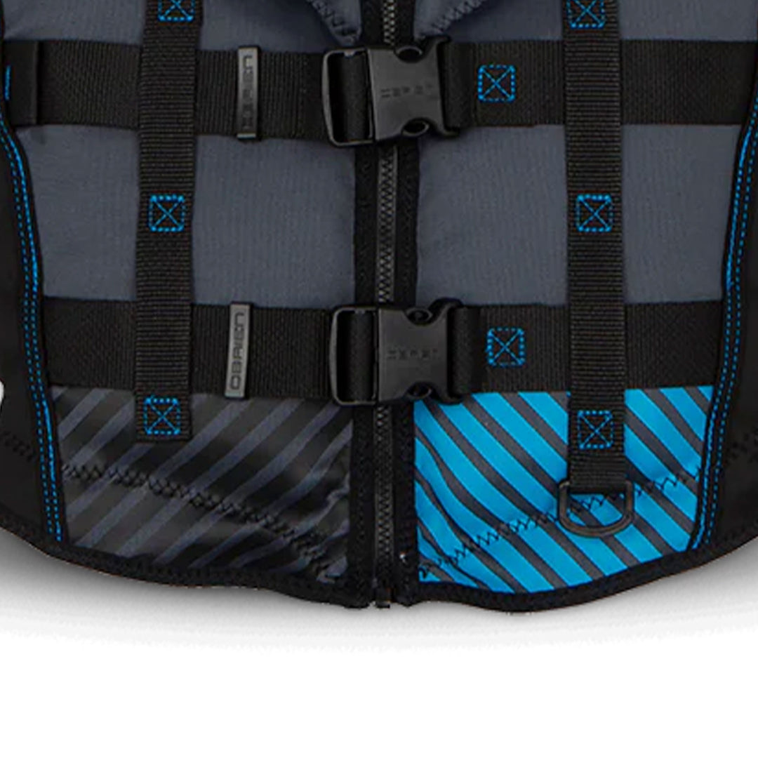 O'Brien Men's 2XLarge Recon Neoprene CGA Life Jacket w/BioLite , Blue (Open Box)