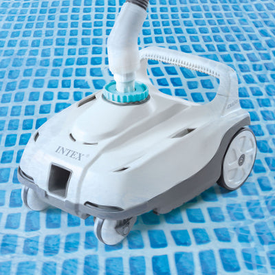 Intex ZX100 Automatic Pressure Side Pool Cleaner with Pool Sand Filter Pump