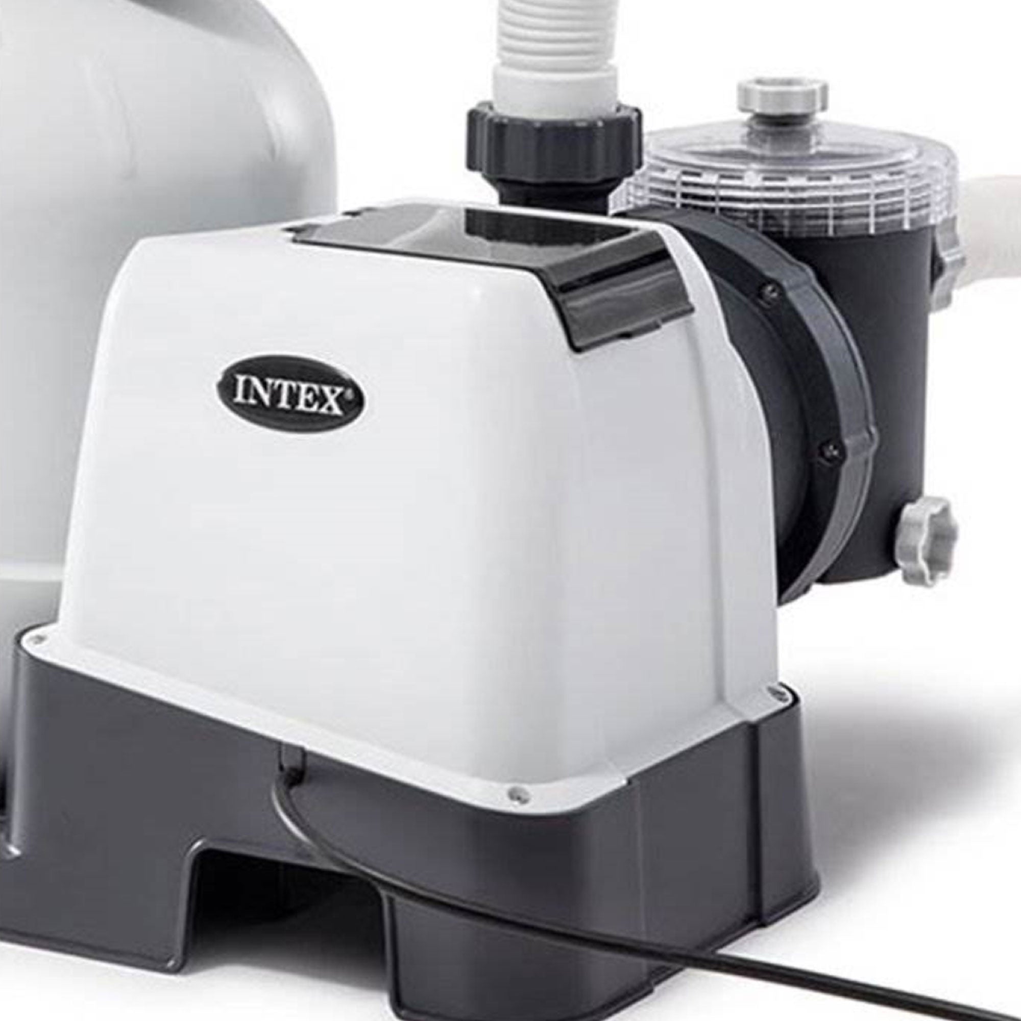 Intex ZX100 Automatic Pressure Side Pool Cleaner with Pool Sand Filter Pump - VMInnovations