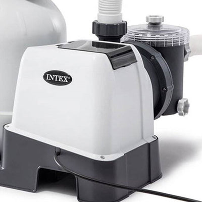 Intex ZX100 Automatic Pressure Side Pool Cleaner with Pool Sand Filter Pump - VMInnovations