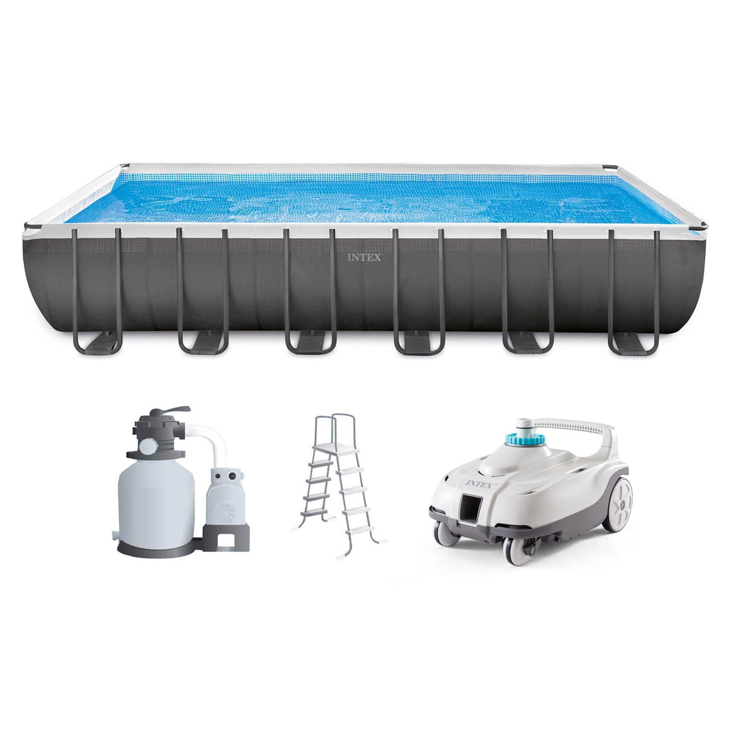 Intex ZX100 Auto Pressure Side Pool Cleaner with Ultra XTR Frame Swimming Pool