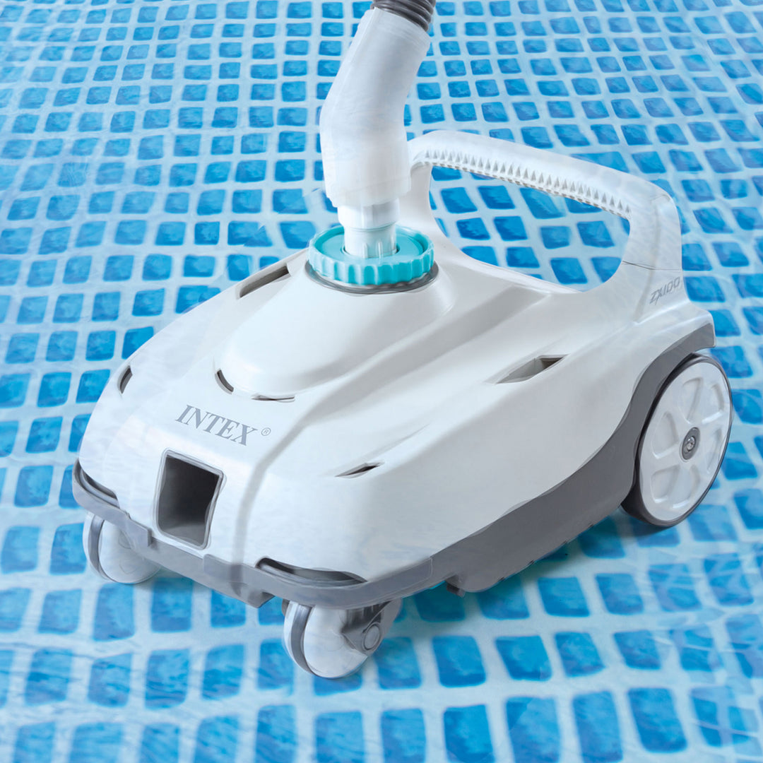 Intex ZX100 Auto Pressure Side Pool Cleaner with Ultra XTR Frame Swimming Pool