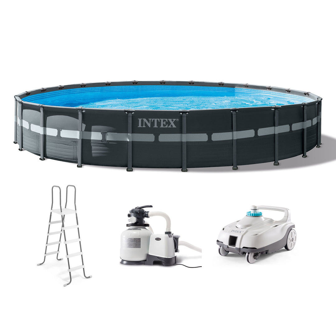 Intex ZX100 Auto Pressure Side Pool Cleaner w/Ultra XTR Deluxe Swimming Pool Set