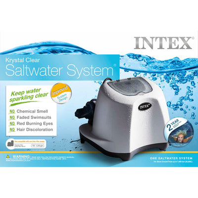 Intex ZX100 Auto Pressure Side Pool Cleaner with Krystal Clear Saltwater System - VMInnovations