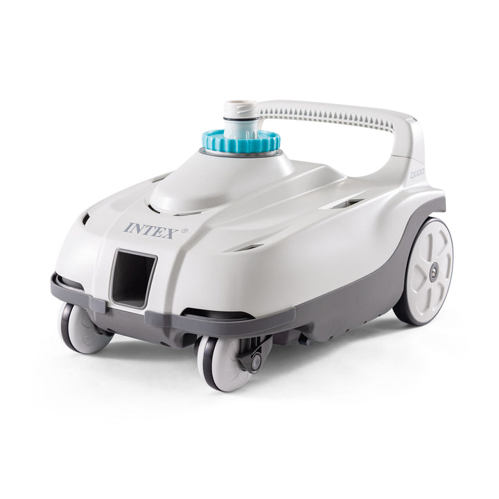 Intex ZX100 Automatic Pressure Side Pool Cleaner with Pool Sand Filter Pump