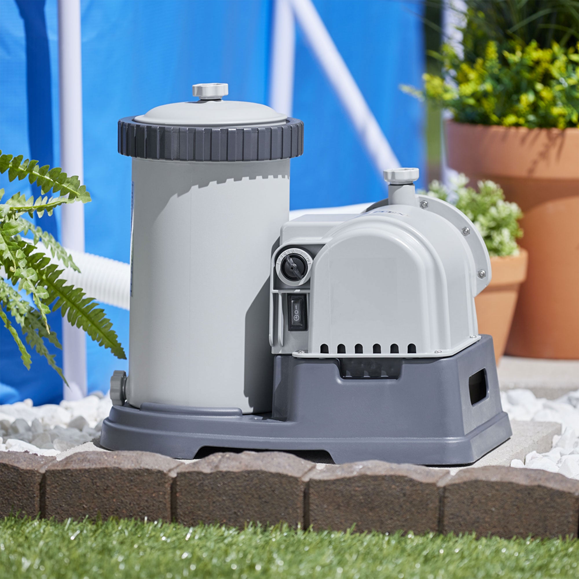 Intex ZX100 Automatic Pool Cleaner with 28633EG Cartridge Filter Pump System - VMInnovations