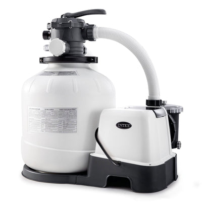 Intex Automatic Pool Cleaner w/Krystal Clear Saltwater System & Sand Filter Pump - VMInnovations