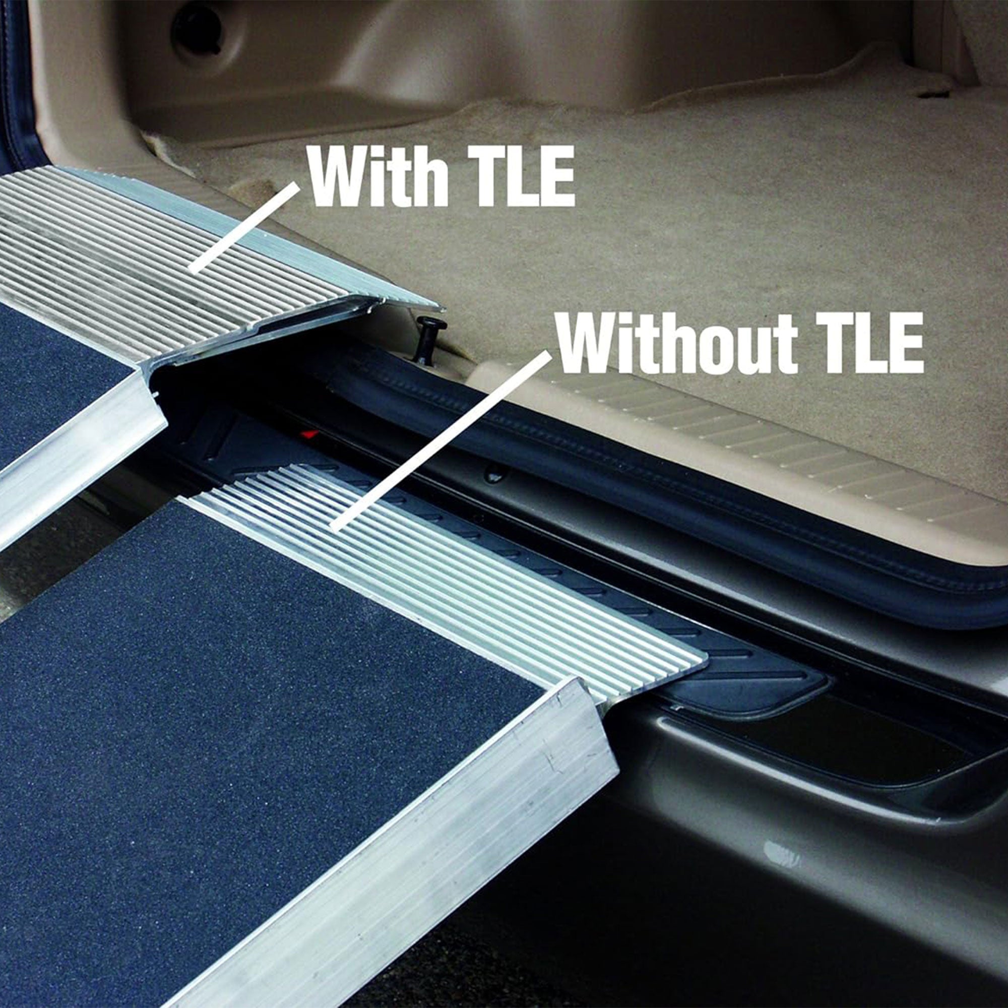 EZ-ACCESS Aluminum Suitcase Top Lip Extension TLE w/Surface, Resists Slips(Used) - VMInnovations