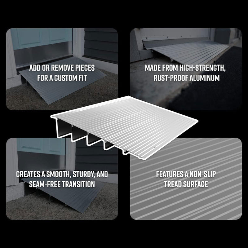 EZ-ACCESS TRANSITIONS 1.5” Portable Self Supporting Aluminum Entry Ramp (Used)