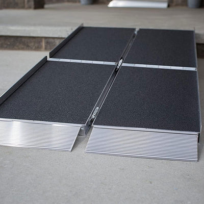 EZ-ACCESS SUITCASE 10 Foot Portable TRIFOLD Folding Aluminum Wheelchair Ramp