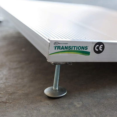 TRANSITIONS 24” Portable Self Supporting Aluminum Angled Entry Ramp (For Parts)