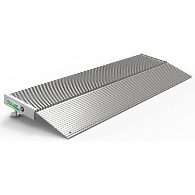 EZ-ACCESS TRANSITIONS 12” Portable Self Supporting Aluminum Angled Entry Ramp
