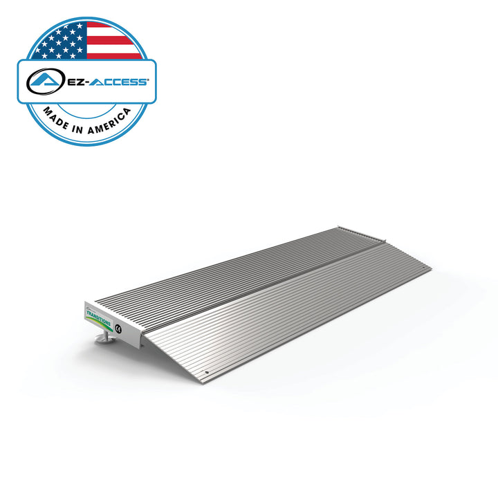 EZ-ACCESS TRANSITIONS 12” Portable Aluminum Angled Entry Ramp (Open Box)