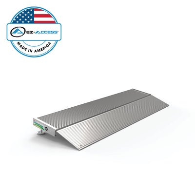 EZ-ACCESS TRANSITIONS 12” Portable Aluminum Angled Entry Ramp (Open Box) - VMInnovations