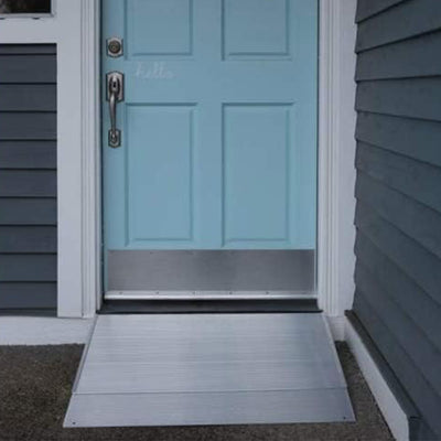 EZ-ACCESS TRANSITIONS 12” Portable Aluminum Angled Entry Ramp (Open Box) - VMInnovations