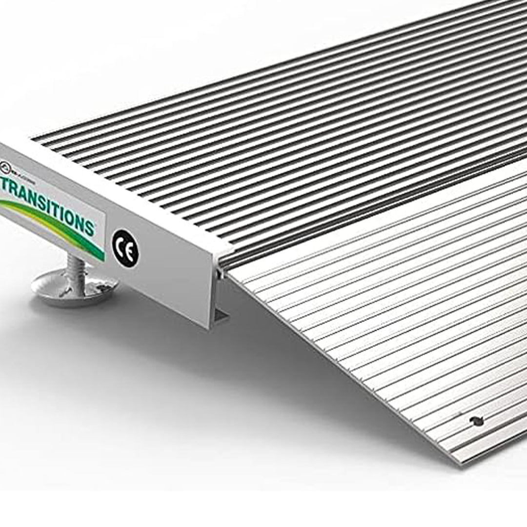 EZ-ACCESS TRANSITIONS 12” Portable Aluminum Angled Entry Ramp (Open Box)