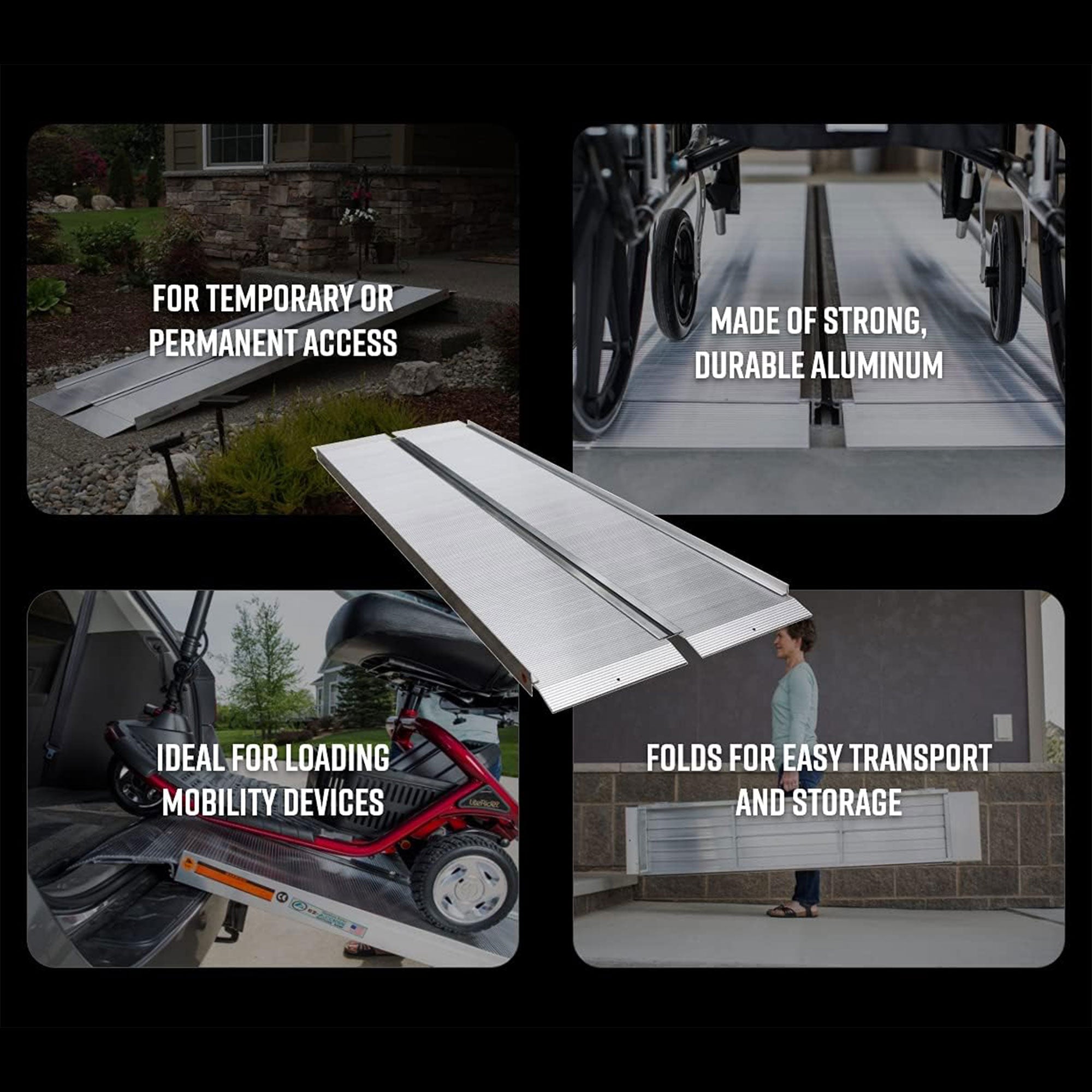 EZ-ACCESS SUITCASE 8’ x 30" Portable Ramp Suited for Minivans & SUVs (For Parts) - VMInnovations