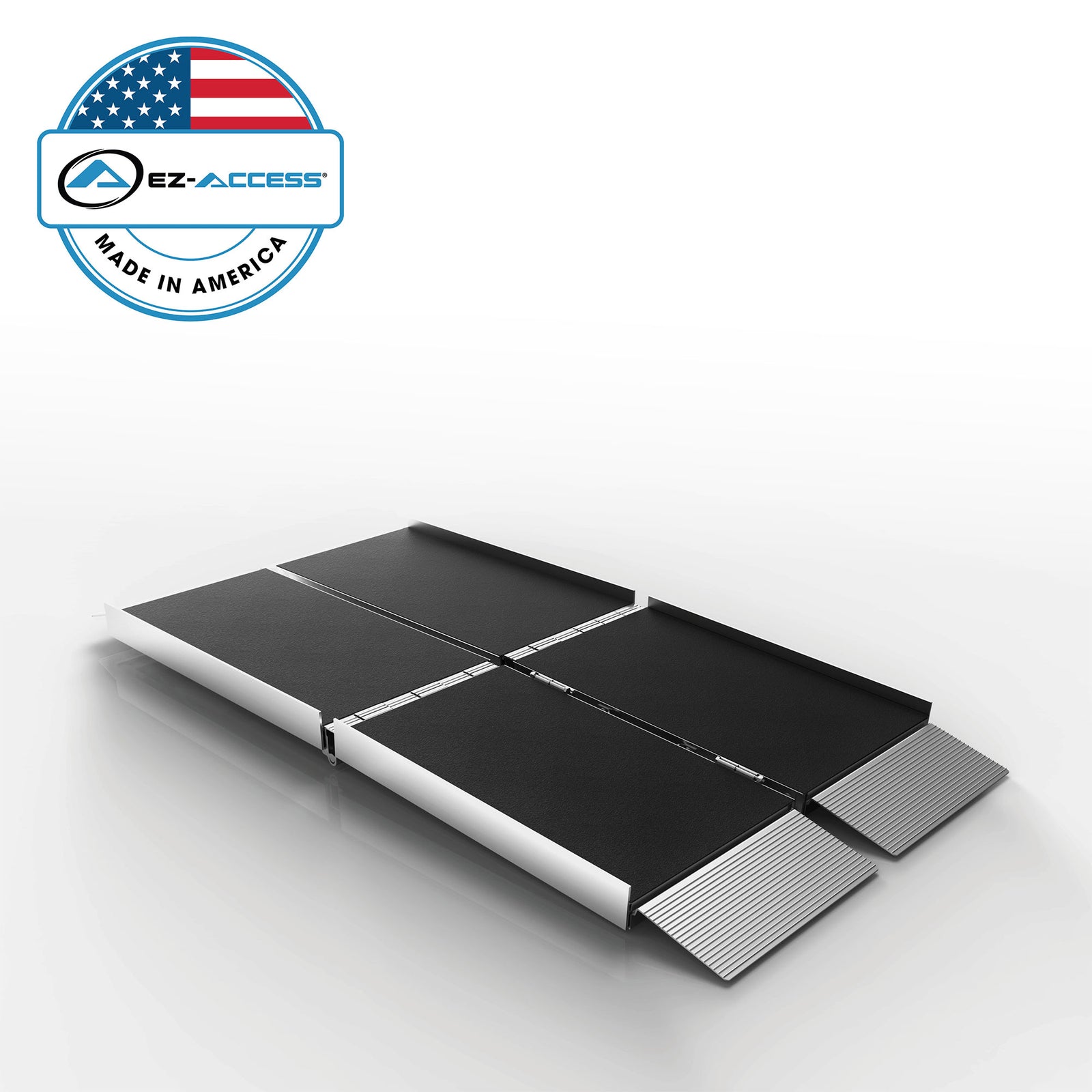 EZ-ACCESS SUITCASE 5 Foot TRIFOLD Portable Ramp with Surface That Resists Slips - VMInnovations