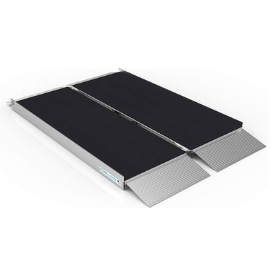 EZ-ACCESS 4 Foot SUITCASE Singlefold Portable Ramp w/ Surface That Resists Slips - VMInnovations
