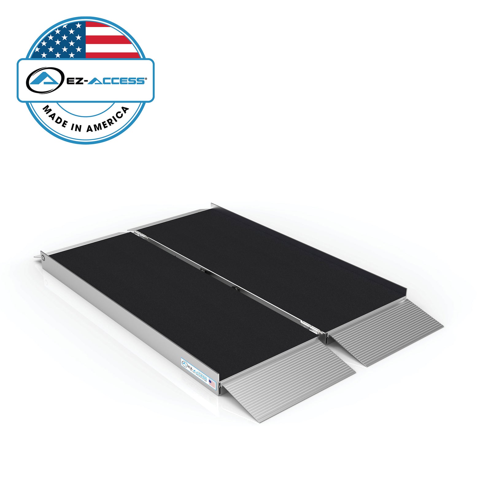 EZ-ACCESS 4 Foot SUITCASE Singlefold Portable Ramp w/ Surface That Resists Slips - VMInnovations