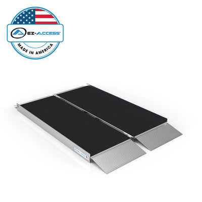EZ-ACCESS 4 Foot SUITCASE Singlefold Portable Ramp w/ Surface That Resists Slips - VMInnovations
