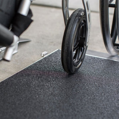 EZ-ACCESS 4 Foot SUITCASE Singlefold Portable Ramp w/ Surface That Resists Slips - VMInnovations