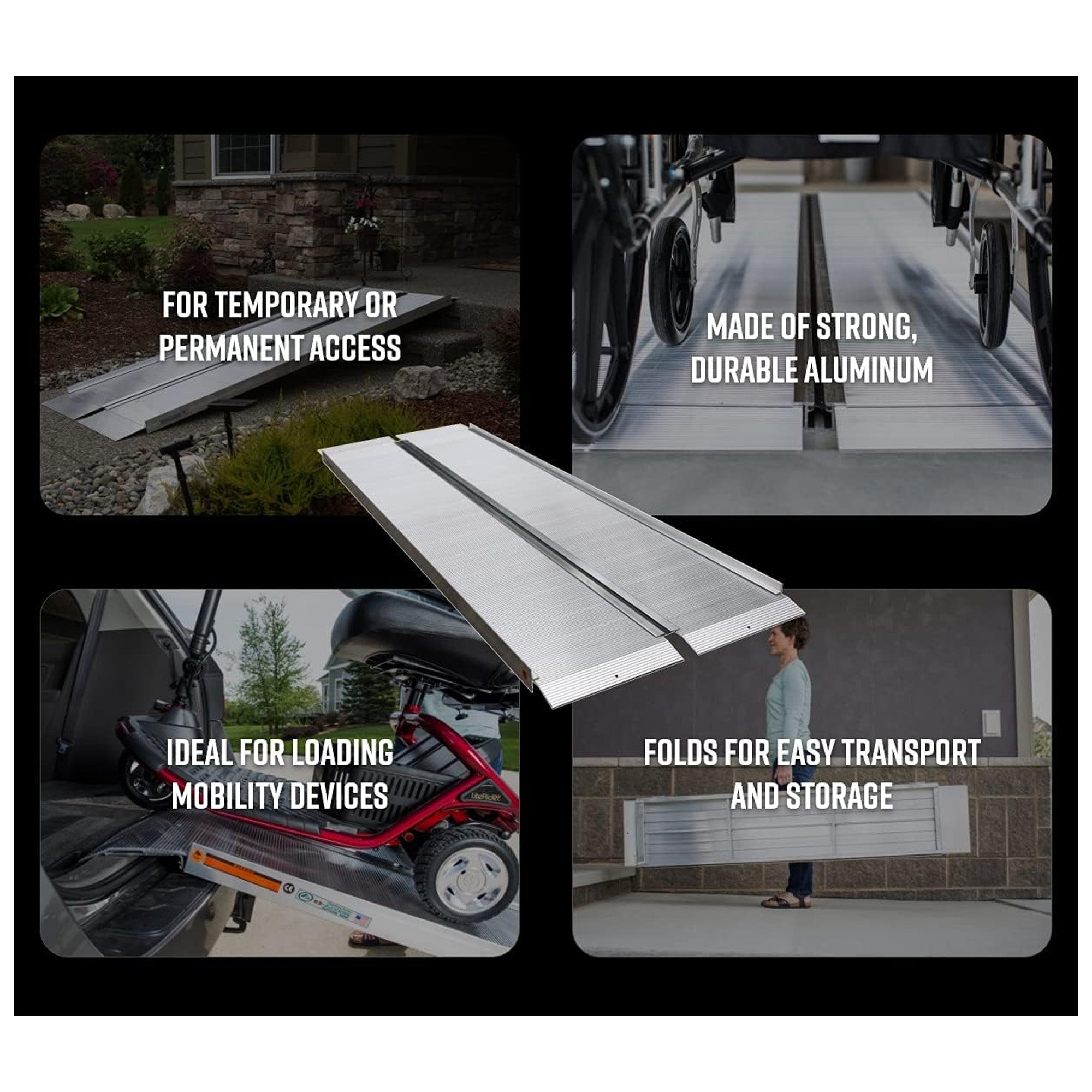 EZ-ACCESS SUITCASE 4’ x 30" Singlefold Ramp for Scooters & Wheelchairs (Used) - VMInnovations