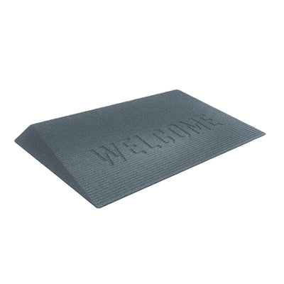EZ-ACCESS TRANSITIONS 1.5" Non Slip Rubber Angled Entry Mat, Black (Open Box) - VMInnovations