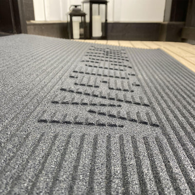 EZ-ACCESS TRANSITIONS 1.5" Non Slip Rubber Angled Entry Mat, Black (Open Box) - VMInnovations