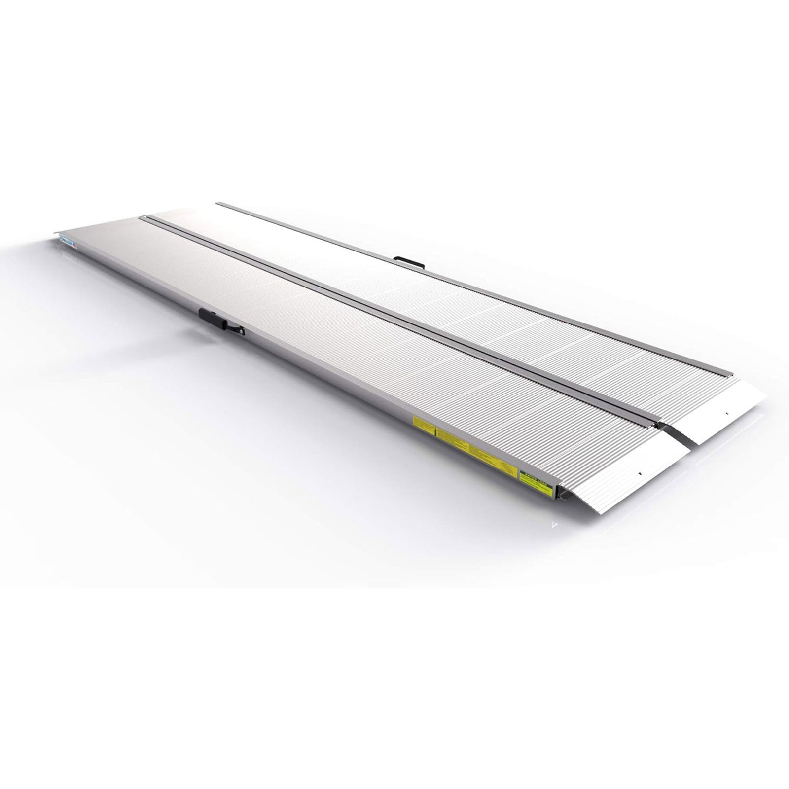 EZ-ACCESS TRAVERSE 8 Foot Singlefold Edgeless Portable Loading Ramp, Silver - VMInnovations