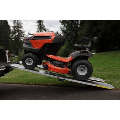 EZ-ACCESS TRAVERSE 8ft Singlefold Portable Loading Ramp, Silver (Open Box) - VMInnovations