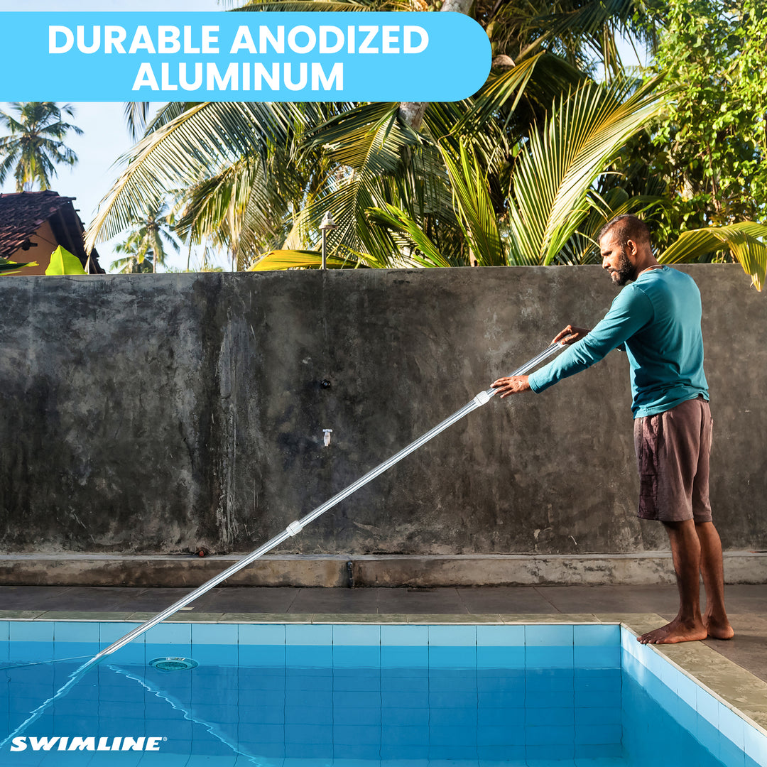 Swimline HydroTools 50’ Premium Spiral Pool Vacuum Hose w/Swivel Cuff (Open Box)