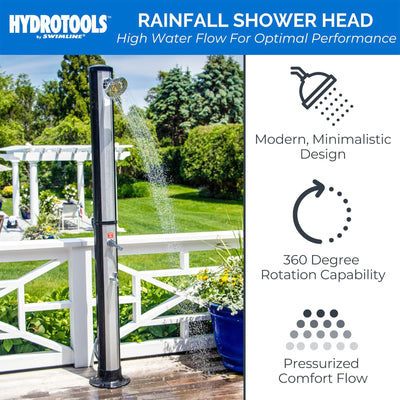 Swimline HydroTools Niagara Rainfall 7 Foot Adjustable Outdoor Solar Shower - VMInnovations