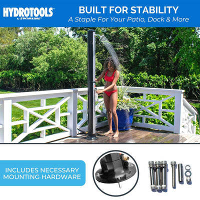 Swimline HydroTools Niagara Rainfall 7 Foot Adjustable Outdoor Solar Shower - VMInnovations