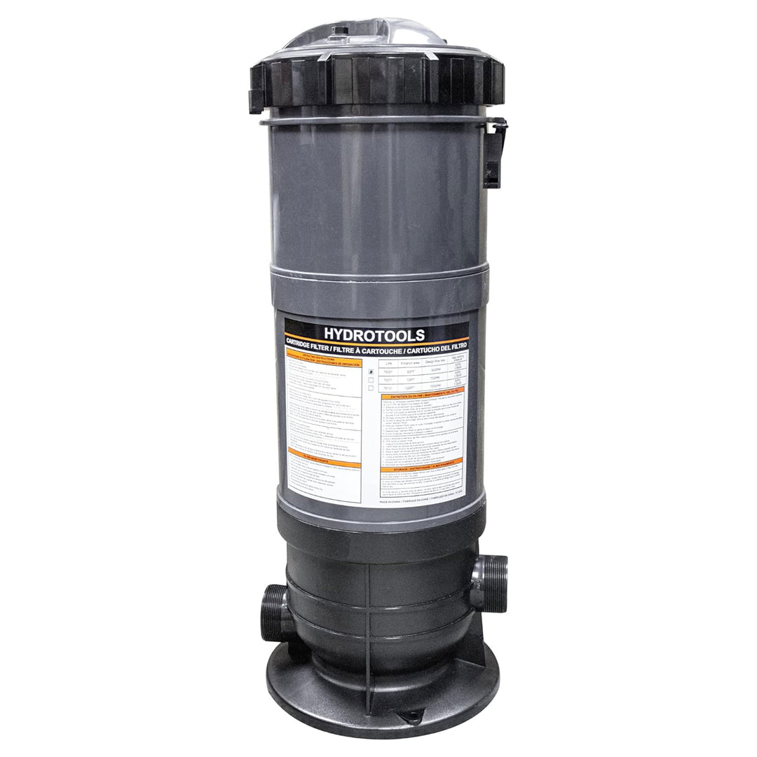 Swimline HydroTools 50 Sq Ft Sure Flo Cartridge Pool Filter Tank and Elements