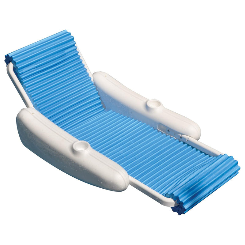 Swimline Eva Sunchaser Large Premium Lounger Seat Pool Float, White (For Parts)