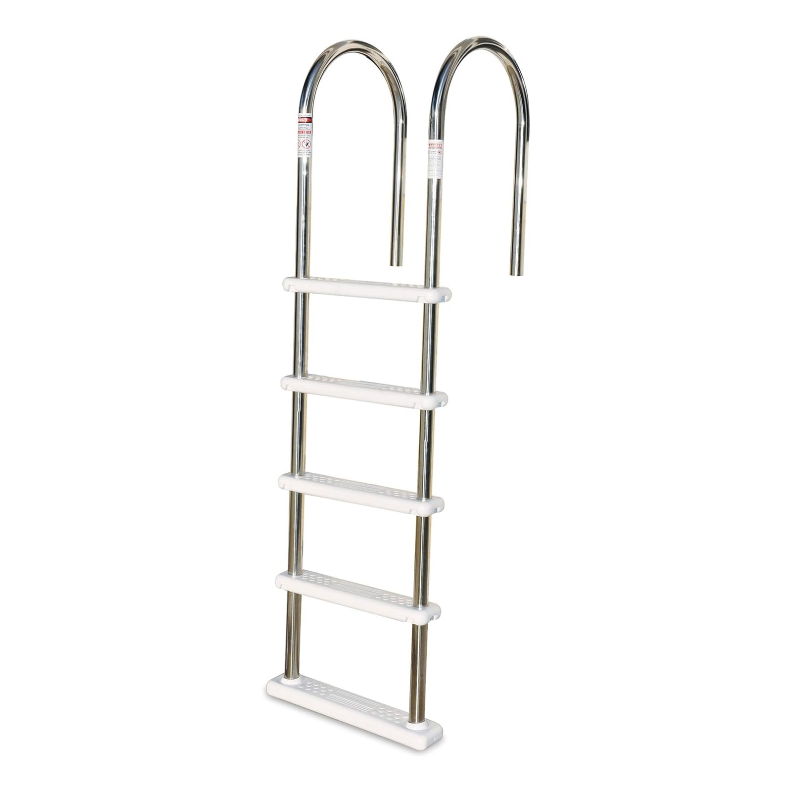 Swimline HydroTools Stainless Steel Pool Deck Ladder with Non Slip Molded Steps - VMInnovations