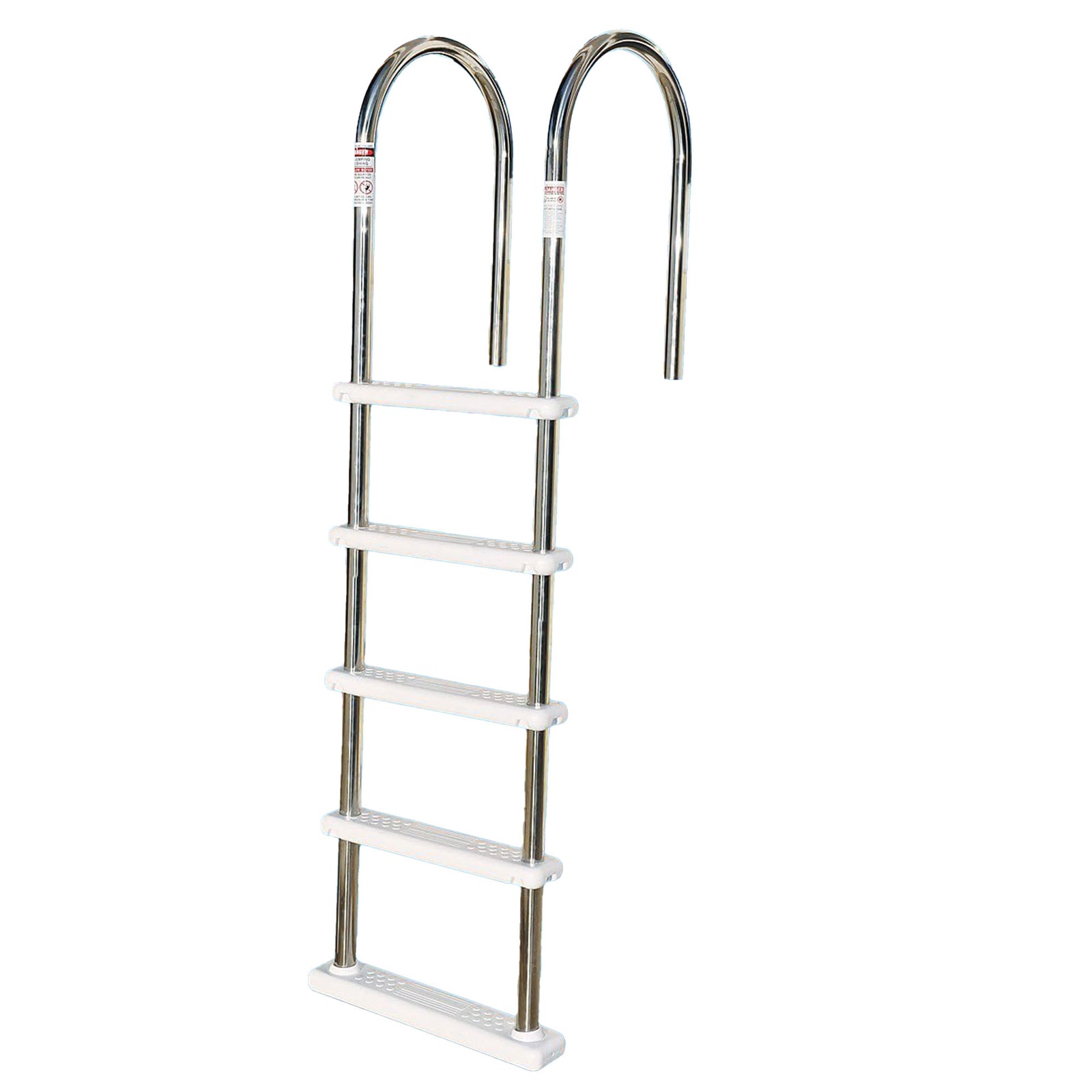 Swimline HydroTools Stainless Steel Pool Deck Ladder with Non Slip Molded Steps - VMInnovations