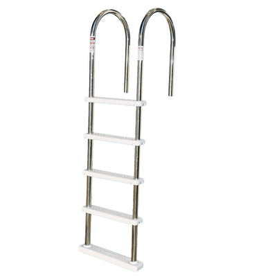 Swimline HydroTools Stainless Steel Pool Deck Ladder with Non Slip Molded Steps - VMInnovations
