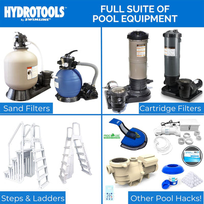 Swimline HydroTools Hydro Flo .25 HP Motor Pump for Above Ground Pools(Open Box) - VMInnovations