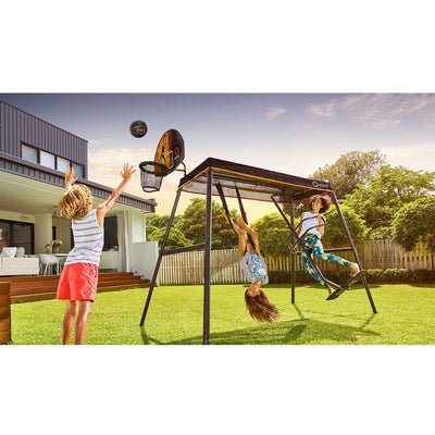 Vuly Trampolines Basketball Set with Backboard, Hoop, Basketball, and Air Pump - VMInnovations