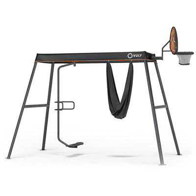 Vuly Trampolines Basketball Set with Backboard, Hoop, Basketball, and Air Pump - VMInnovations