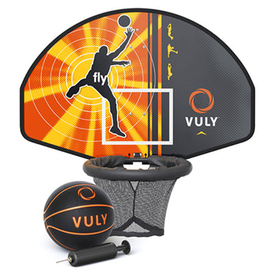 Vuly Trampolines Basketball Set with Backboard, Hoop, Basketball, and Air Pump