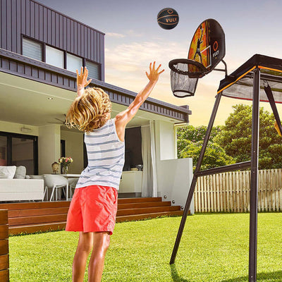 Vuly Trampolines Basketball Set with Backboard, Hoop, Basketball, and Air Pump - VMInnovations