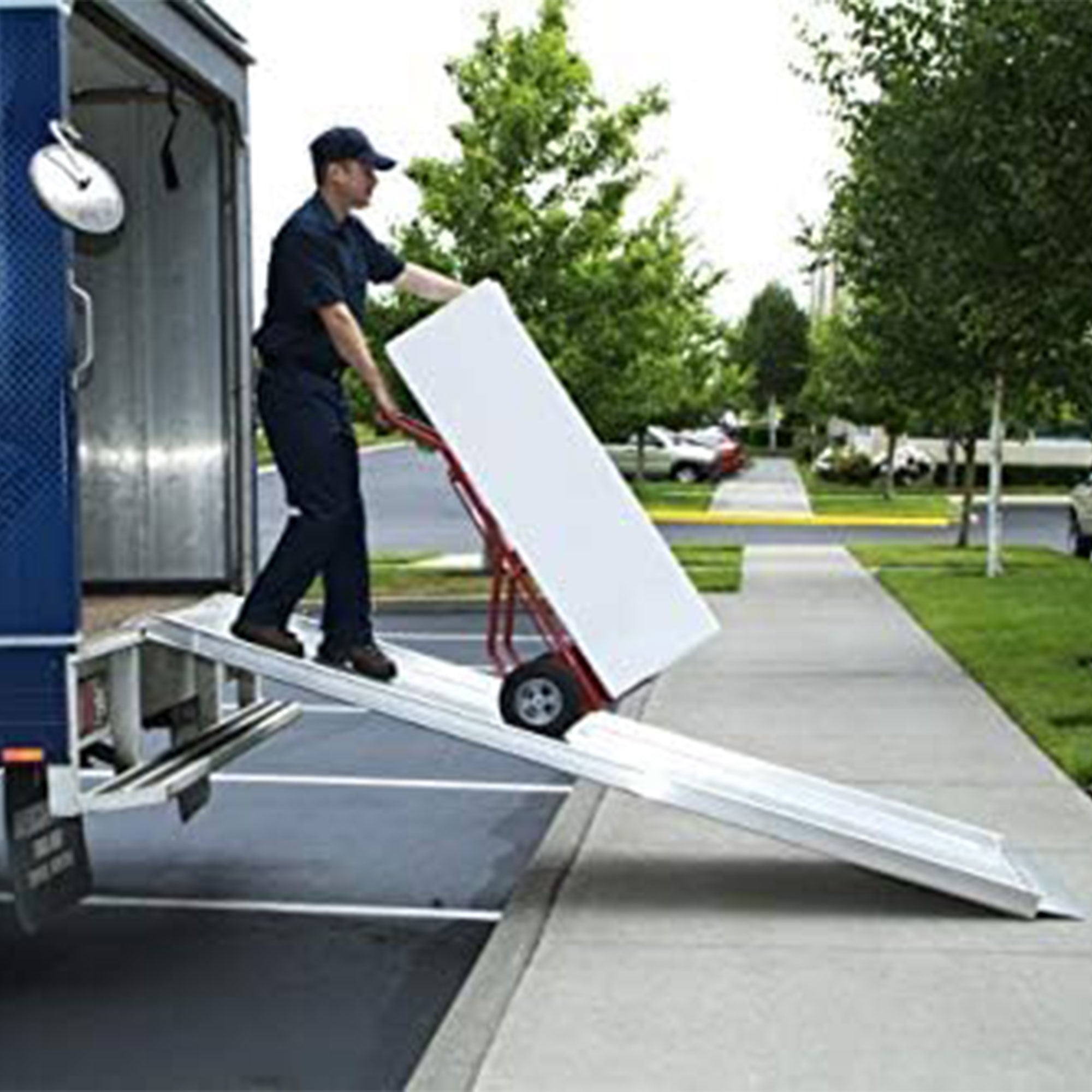 EZ-ACCESS 6Ft Walk Ramp w/Textured Surface & Hook/Strap Attachment(Used) - VMInnovations