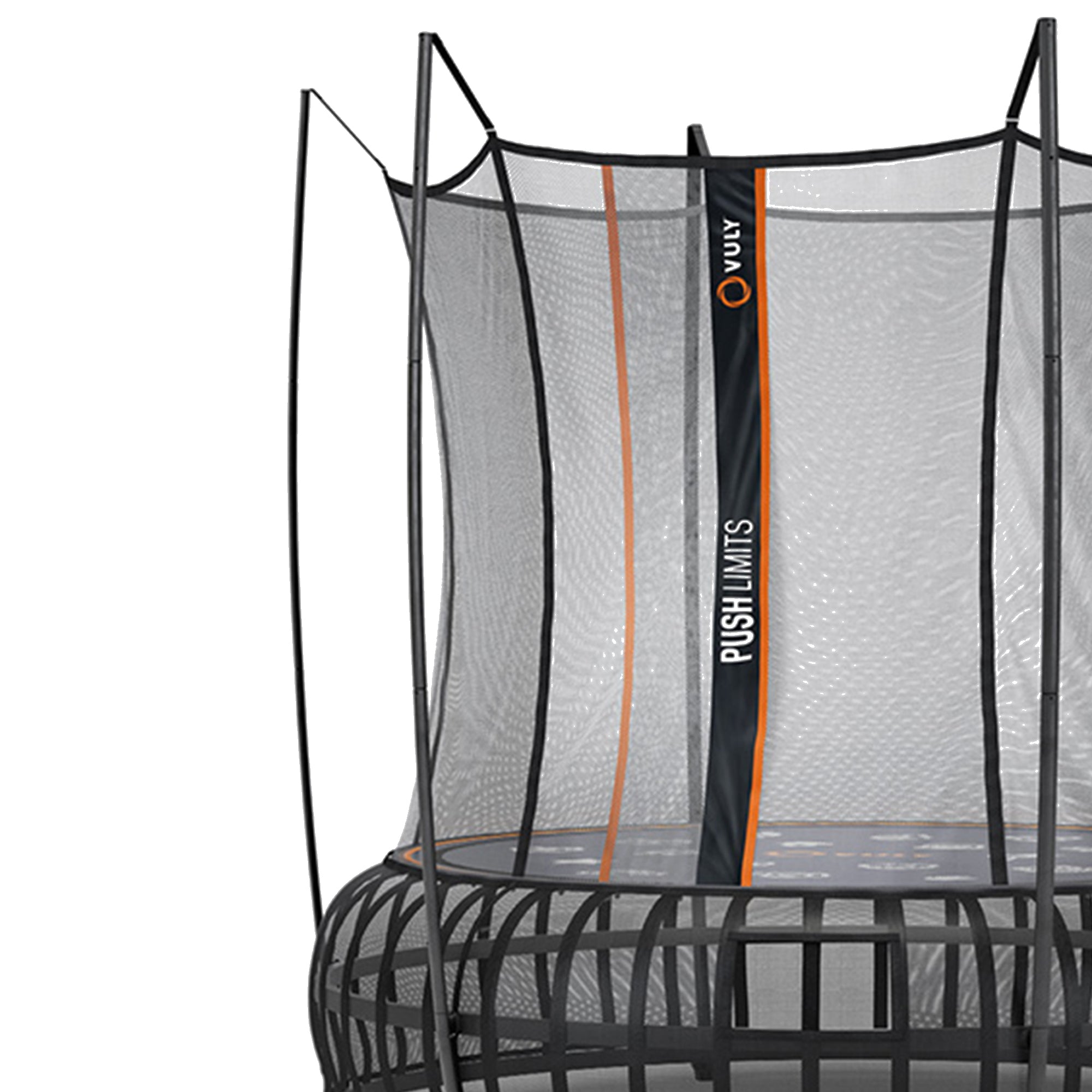Vuly Trampolines Thunder Pro Trampoline w/Dual Ring Foundation & Built In Games