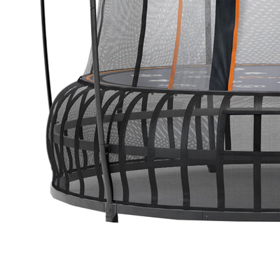 Vuly Trampolines Thunder Pro Trampoline w/Dual Ring Foundation & Built In Games